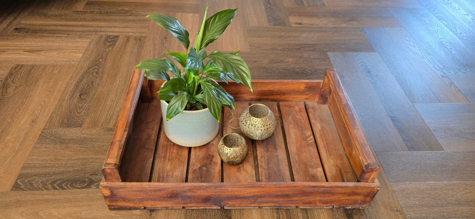 Decoratief dienblad, Ophalen, Rond, Minder dan 30 cm