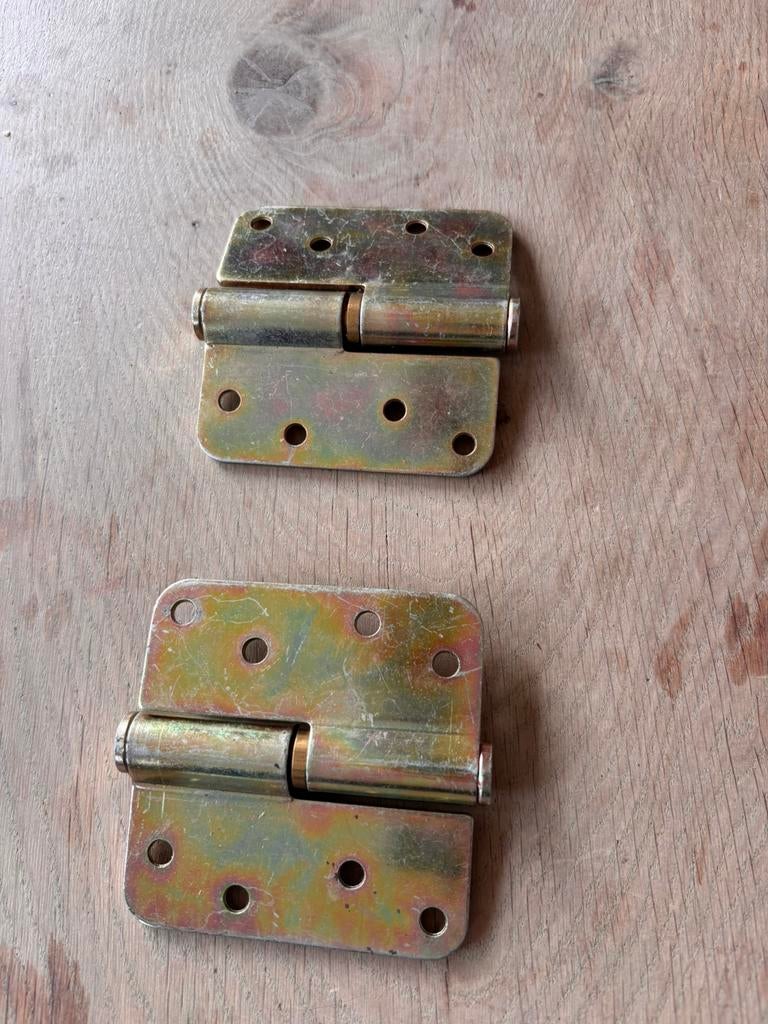 Gegalvaniseerd Scharnieren 9cm, Ophalen, Zo goed als nieuw, IJzer, Scharnier