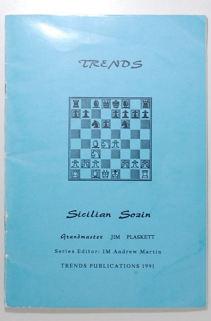 Trends Sicilian Sozin - Schaakboek Jim Plaskett, Verzenden, Minder dan 500 stukjes, Zo goed als nieuw, Schaken