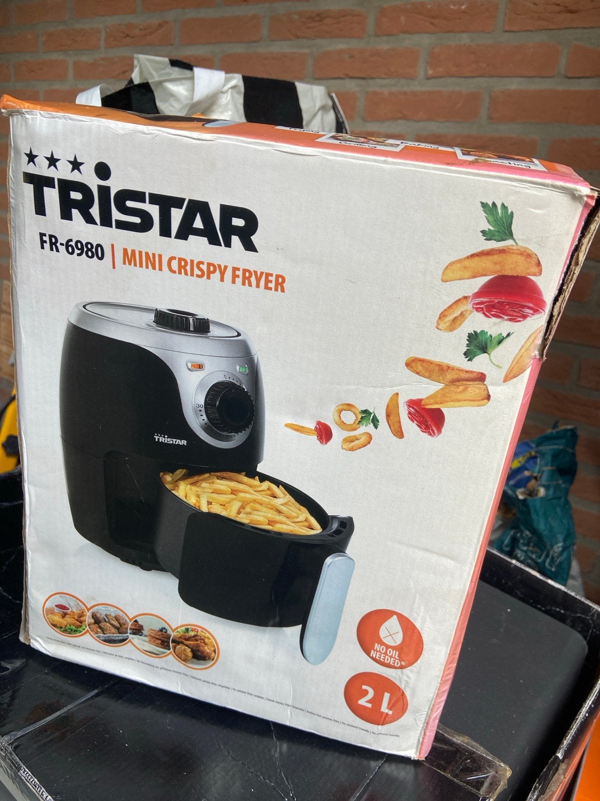 Tristar FR-6980 Mini Crispy Fryer - Compacte Airfryer, 1 tot 2 liter, Ophalen of Verzenden, Zo goed als nieuw