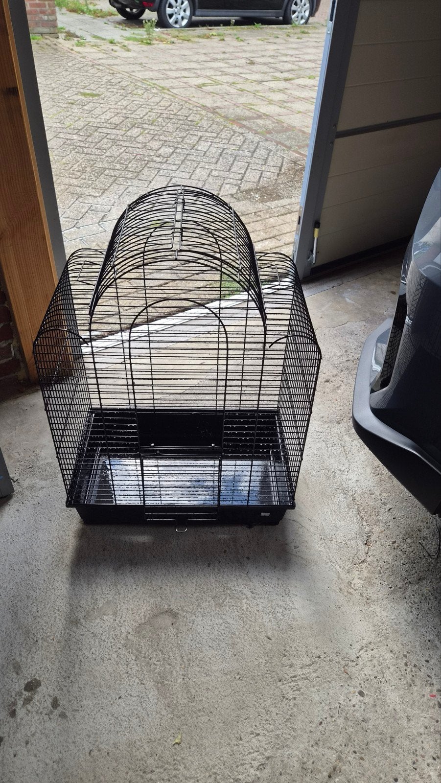 vogelkooi papagaaihok, Ophalen of Verzenden, Zo goed als nieuw, Metaal, Vogelkooi