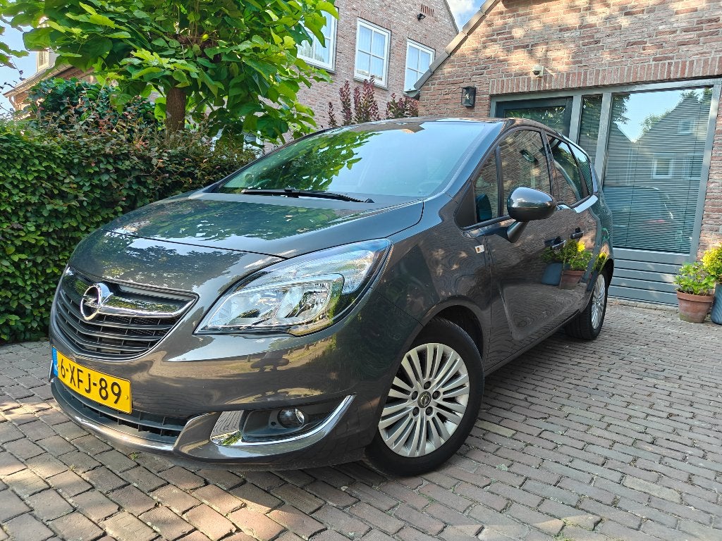 Opel Meriva 1.4 Turbo 88KW 2014 Grijs, Auto's, Voorwielaandrijving, Stof, 680 kg, 4 cilinders