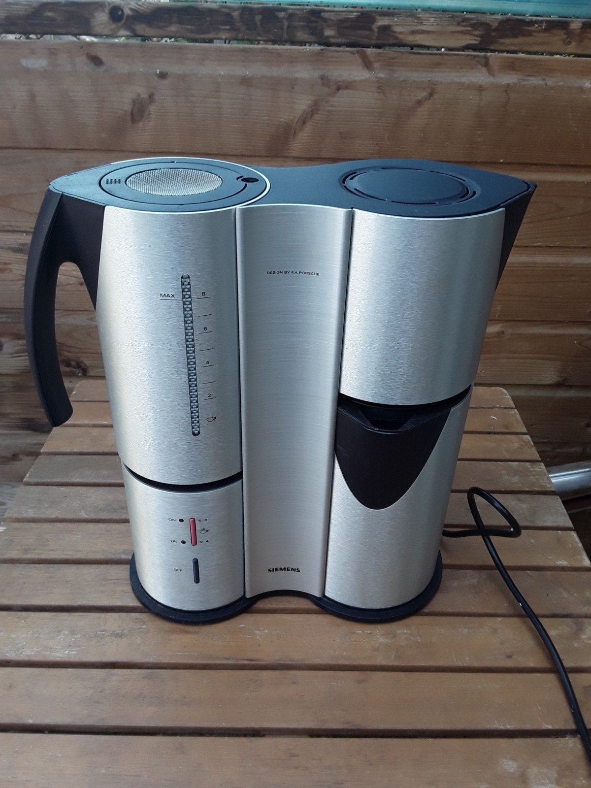 Siemens Porsche Design Koffiezetapparaat - Gebruikt, Afneembaar waterreservoir, Gebruikt, 10 kopjes of meer, Koffiemachine