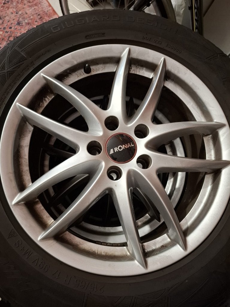 Peugot 3008 velgen ronal 215/65R17 99V 3peak, Ophalen, Velg(en), 17 inch, Personenwagen