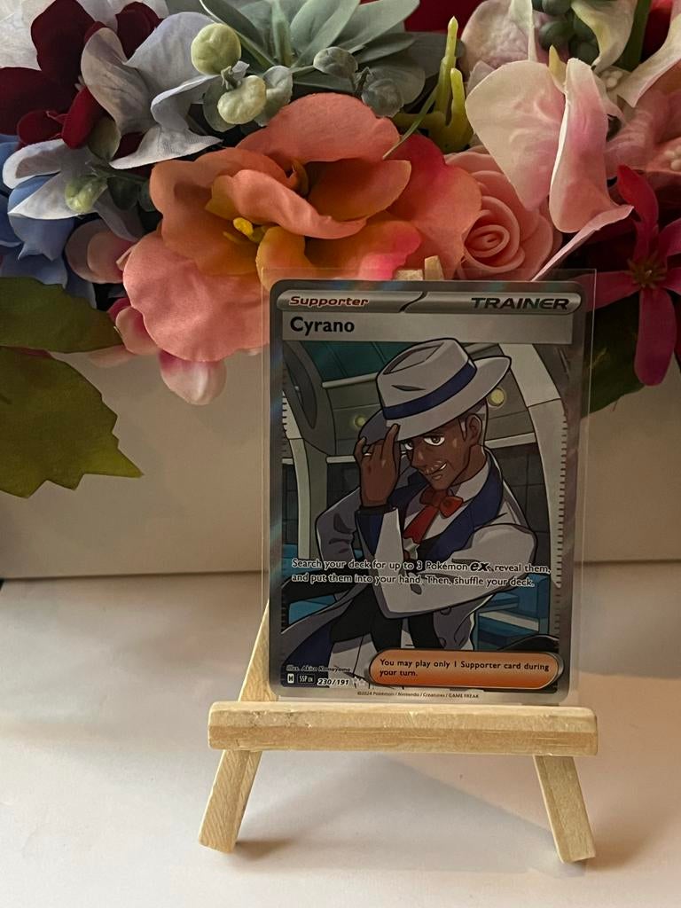 Pokémon Trainer Full Art Kaarten - Cyrano, Clement, Poppy, Ophalen, Zo goed als nieuw, Meerdere kaarten