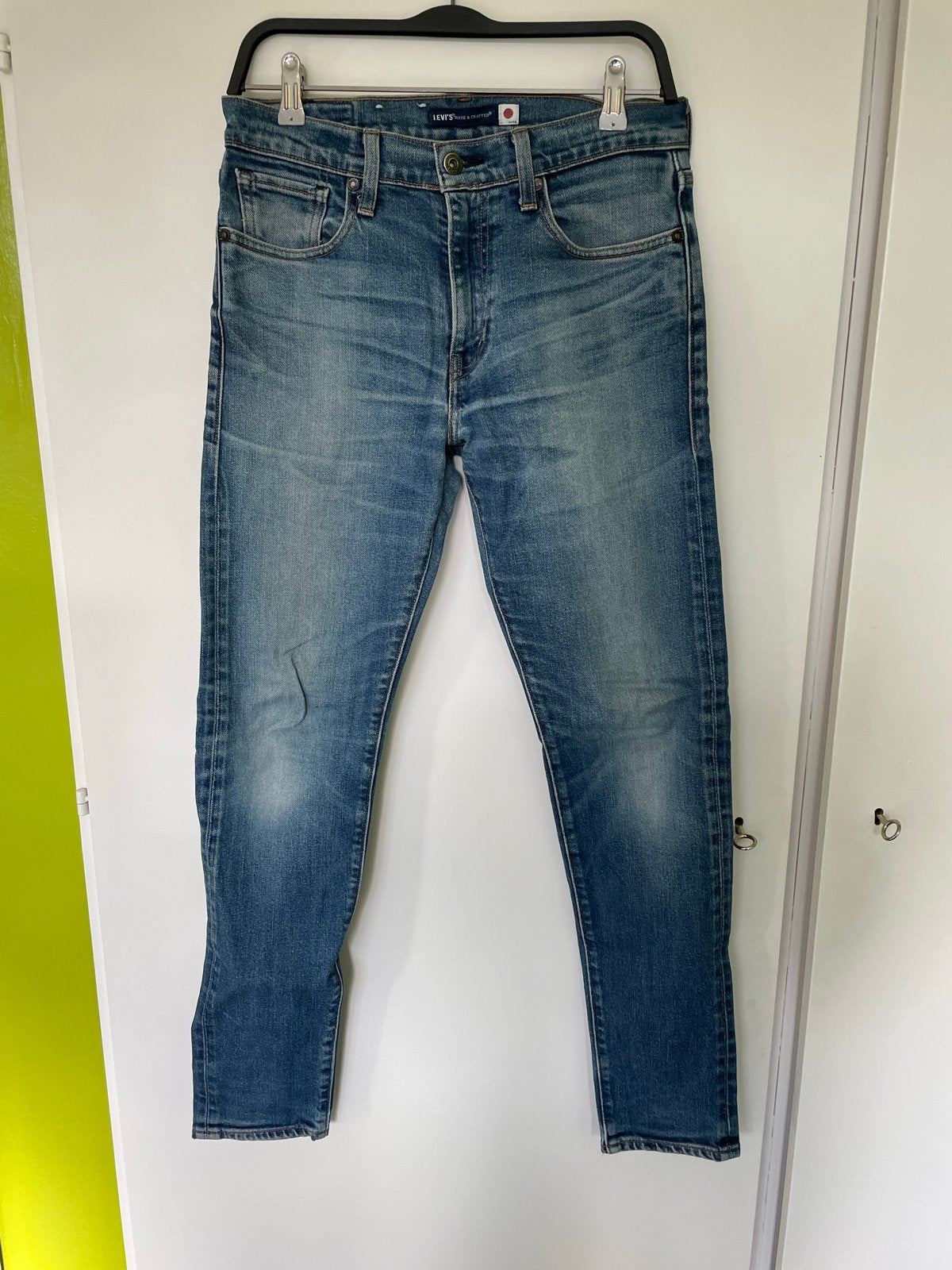 Levi's Made & Crafted 512 Slim Taper Jeans W29 L32, Kleding | Heren, Ophalen of Verzenden, Gedragen, Blauw, W32 (confectie 46) of kleiner