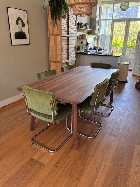 Sav & Okse eettafel Samt 220x100, Ophalen, Gebruikt, 200 cm of meer, Scandinavisch