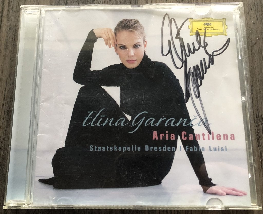 ELINA GARANCA-ARIA CANTILENA-GESIGNEERD DOOR GARANCA, Verzamelen, Muziek, Artiesten en Beroemdheden, Ophalen of Verzenden, Zo goed als nieuw