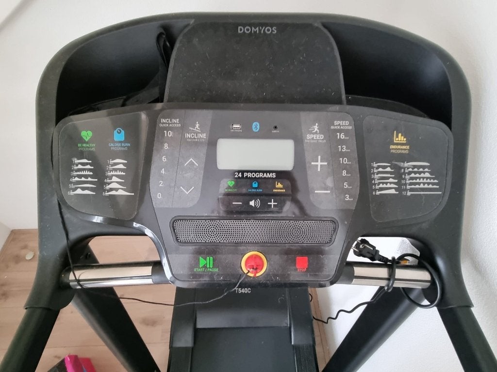 DOMYOS T540C, Ophalen, Kunststof, Zo goed als nieuw, Loopband