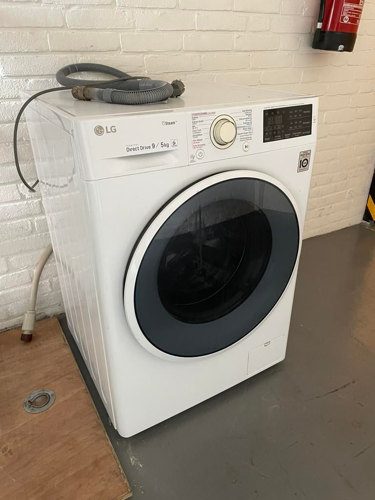 LG F4J6VG0W Direct Drive - 9/5 kg, Witgoed en Apparatuur, Was-droogcombinaties, 6 tot 8 kg, Ophalen, Gebruikt, 85 tot 90 cm