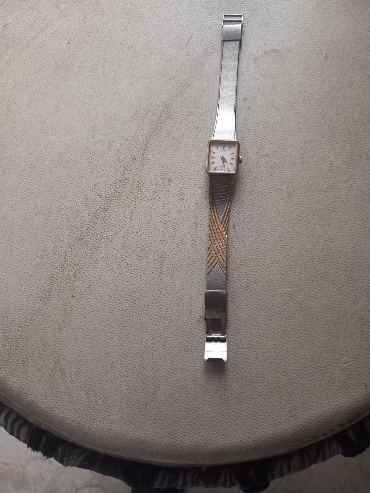 mooi vintage Pulsar horloge- werkend - dames, Ophalen of Verzenden, Zo goed als nieuw, Staal, Overige merken