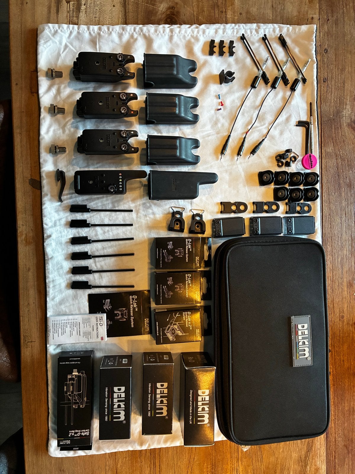 Delkim TXI-D 3+1 Set met accessoires, Watersport en Boten, Ophalen, Zo goed als nieuw, Overige typen