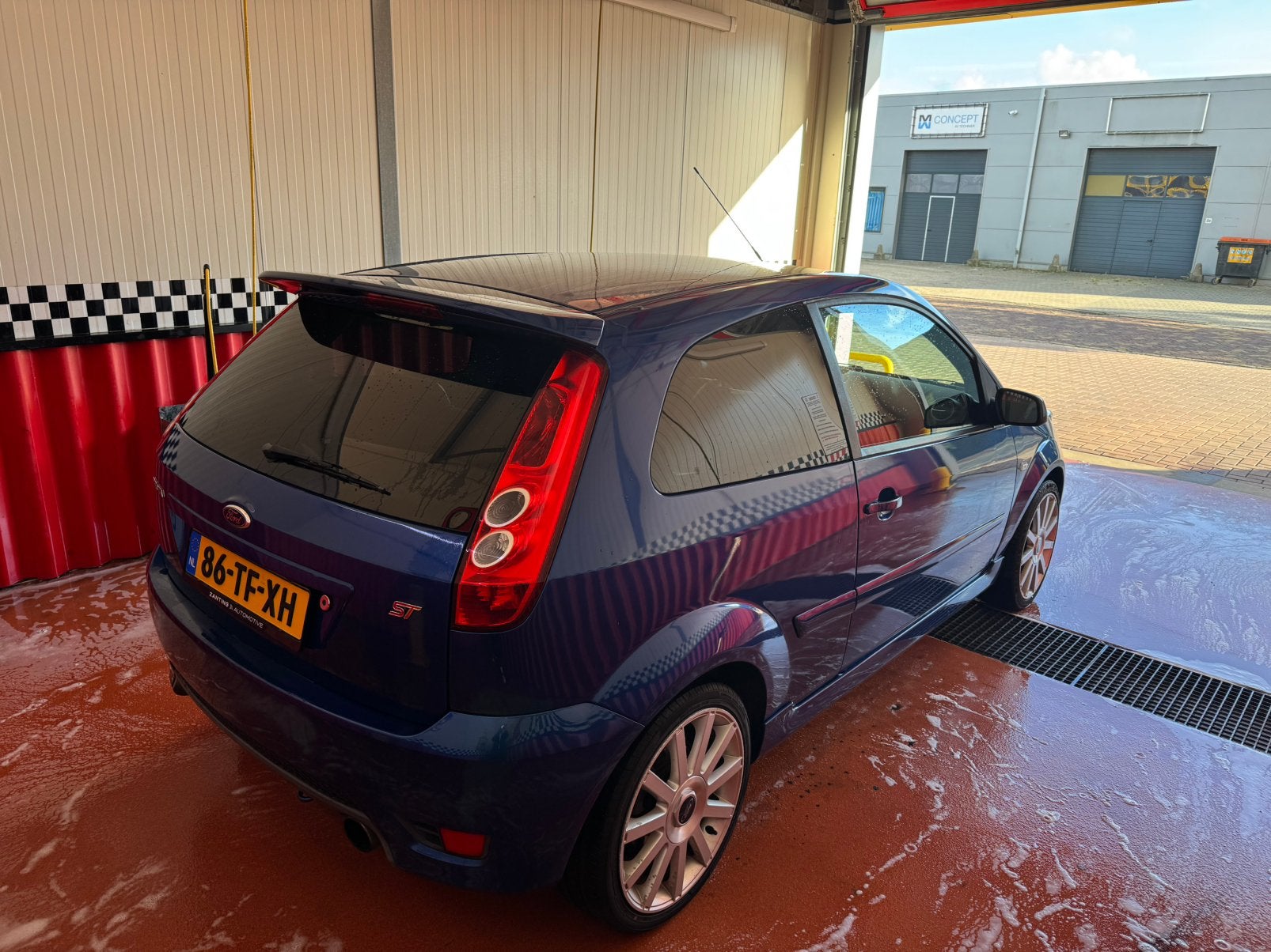 Ford Fiësta 2.0 16V ST 3DR 2006 Blauw, Auto's, Ford, Voorwielaandrijving, 4 cilinders, Blauw, Handgeschakeld