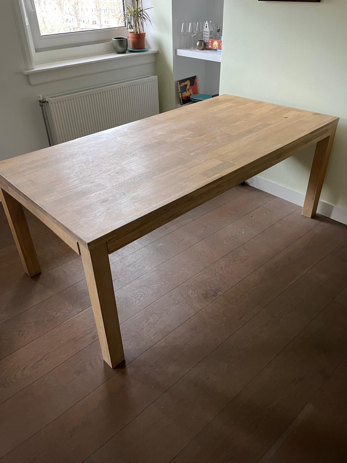 Tafel, Gebruikt, 100 tot 150 cm, Eikenhout, 200 cm of meer