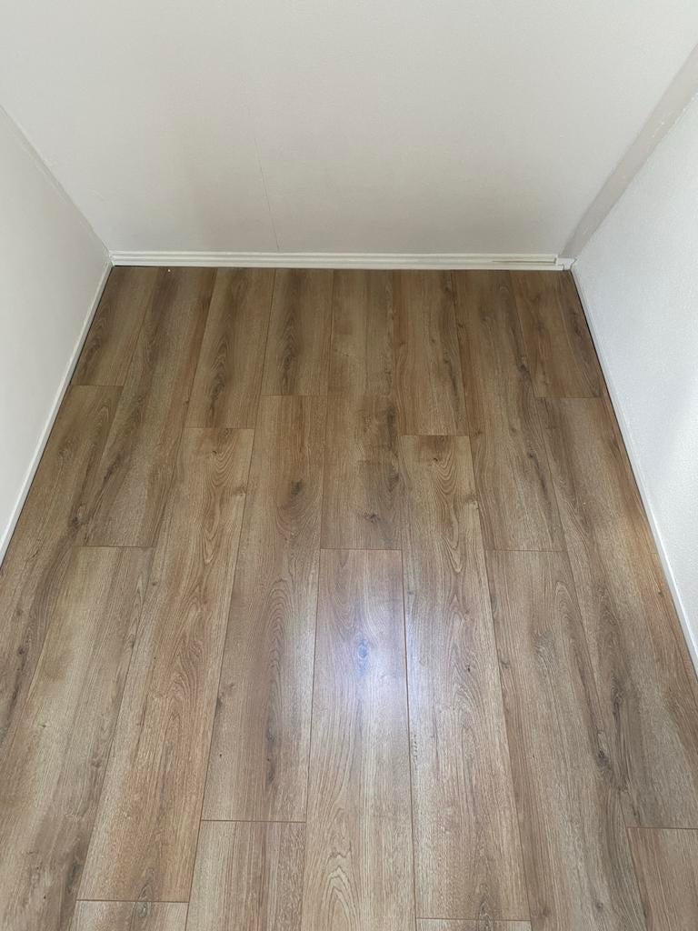 14m2 Tweedehands laminaat vloer met ondervloer, Ophalen, 50 tot 150 cm, Zo goed als nieuw, 10 m² of meer