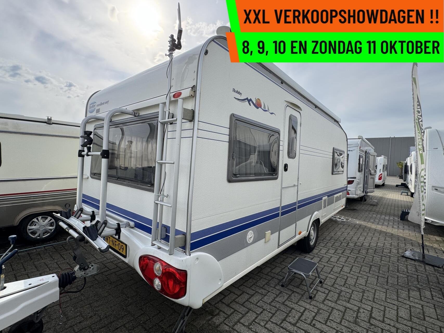 Hobby 540 UL - XXL VERKOOPSHOW 8,9,10 & 11 OKT. 10-17 UUR, Rondzit, Hobby, 7 tot 8 meter, Bedrijf