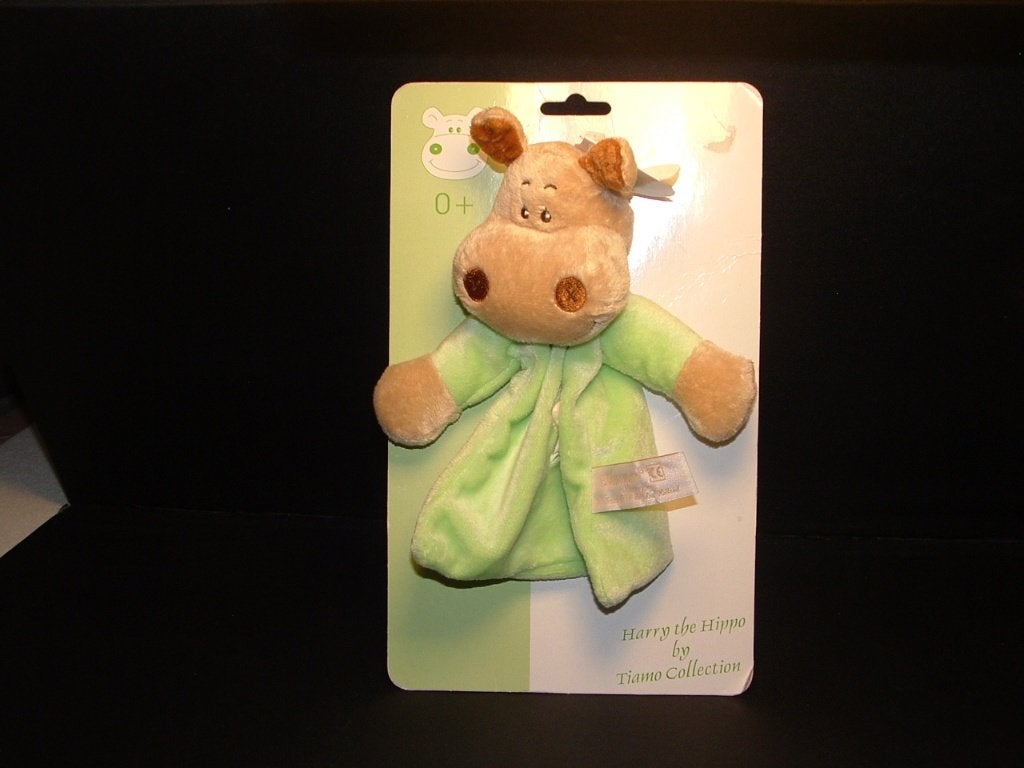 TIAMO NIJLPAARD HARRY THE HIPPO KNUFFELDOEKJE VELOURS, Verzenden, Nieuw, Overige typen