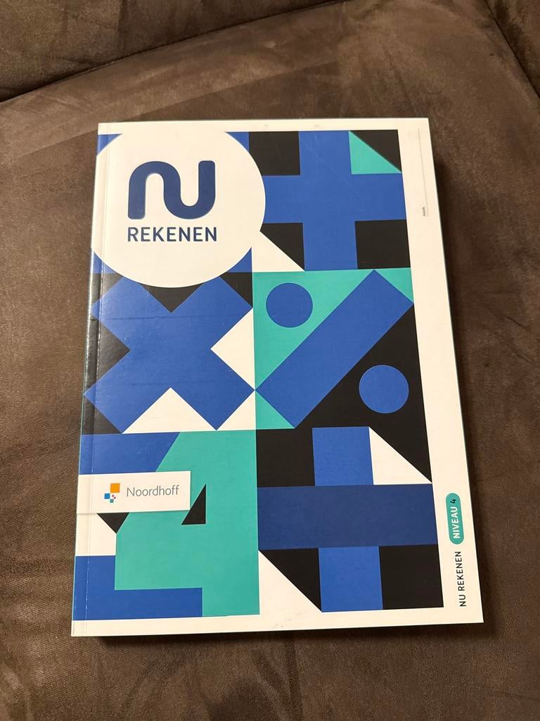 Nu Rekenen Niveau 4 - Noordhoff (Ongebruikt), Boeken, Ophalen of Verzenden, Nieuw, Overige niveaus, Wiskunde A