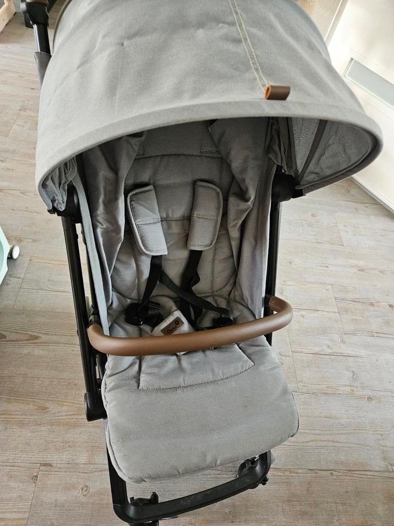 Qute Q-compact buggy - Grijs, Ophalen of Verzenden, Zo goed als nieuw, Overige merken, Verstelbare rugleuning