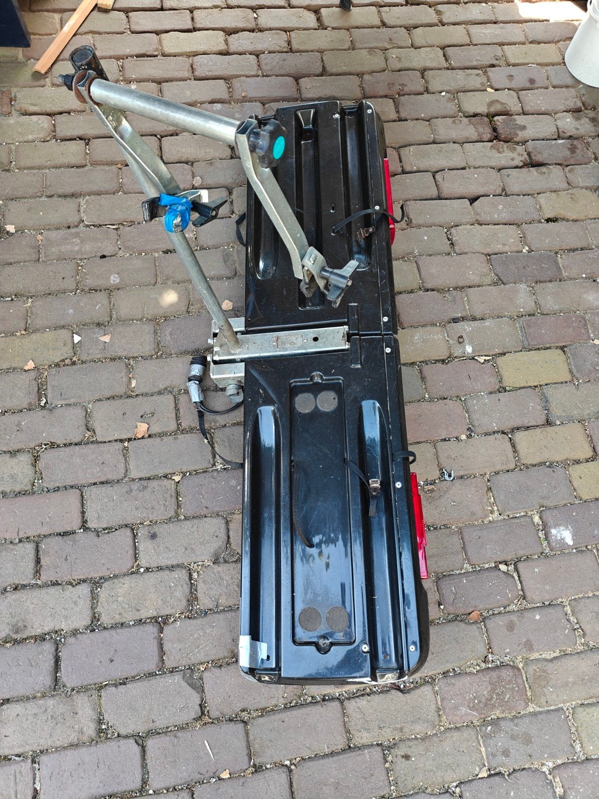 Opvouwbare fietsendrager voor trekhaak, Ophalen, 2 fietsen, Gebruikt, Trekhaakdrager