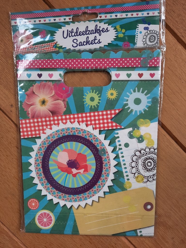 Uitdeelzakjes sachets 10 stuks - nieuw -, Hobby en Vrije tijd, Feestartikelen, Ophalen of Verzenden, Nieuw, Verjaardag