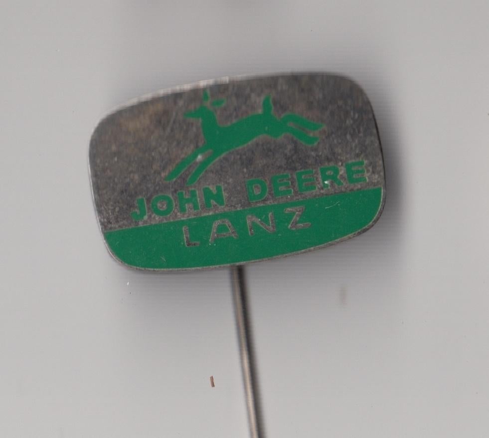 John Deere Lanz Logo Tractor Landbouw speldje, Gebruikt, Niet vindbaar, Niet vindbaar, Speldje of Pin
