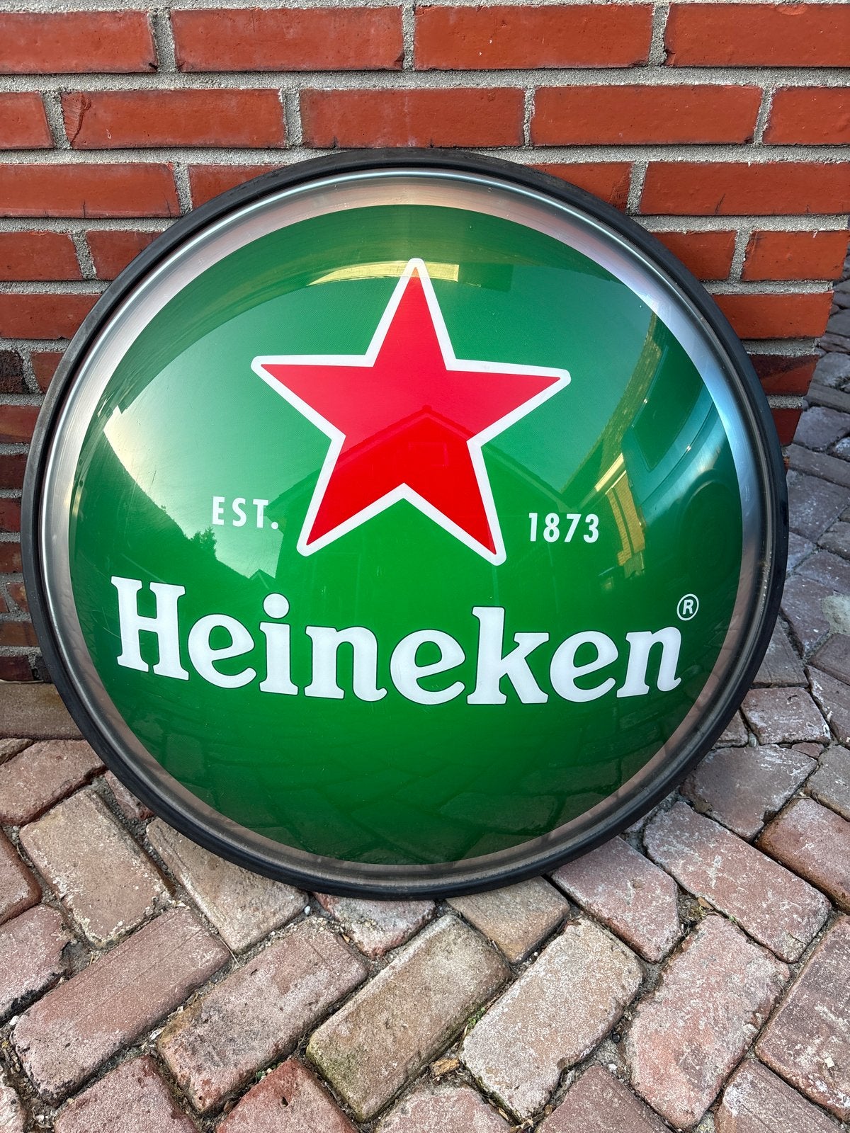 Heineken Lichtbak - Vintage Reclamebord, Verzamelen, Merken en Reclamevoorwerpen, Ophalen of Verzenden, Gebruikt, Lichtbak of (neon) lamp
