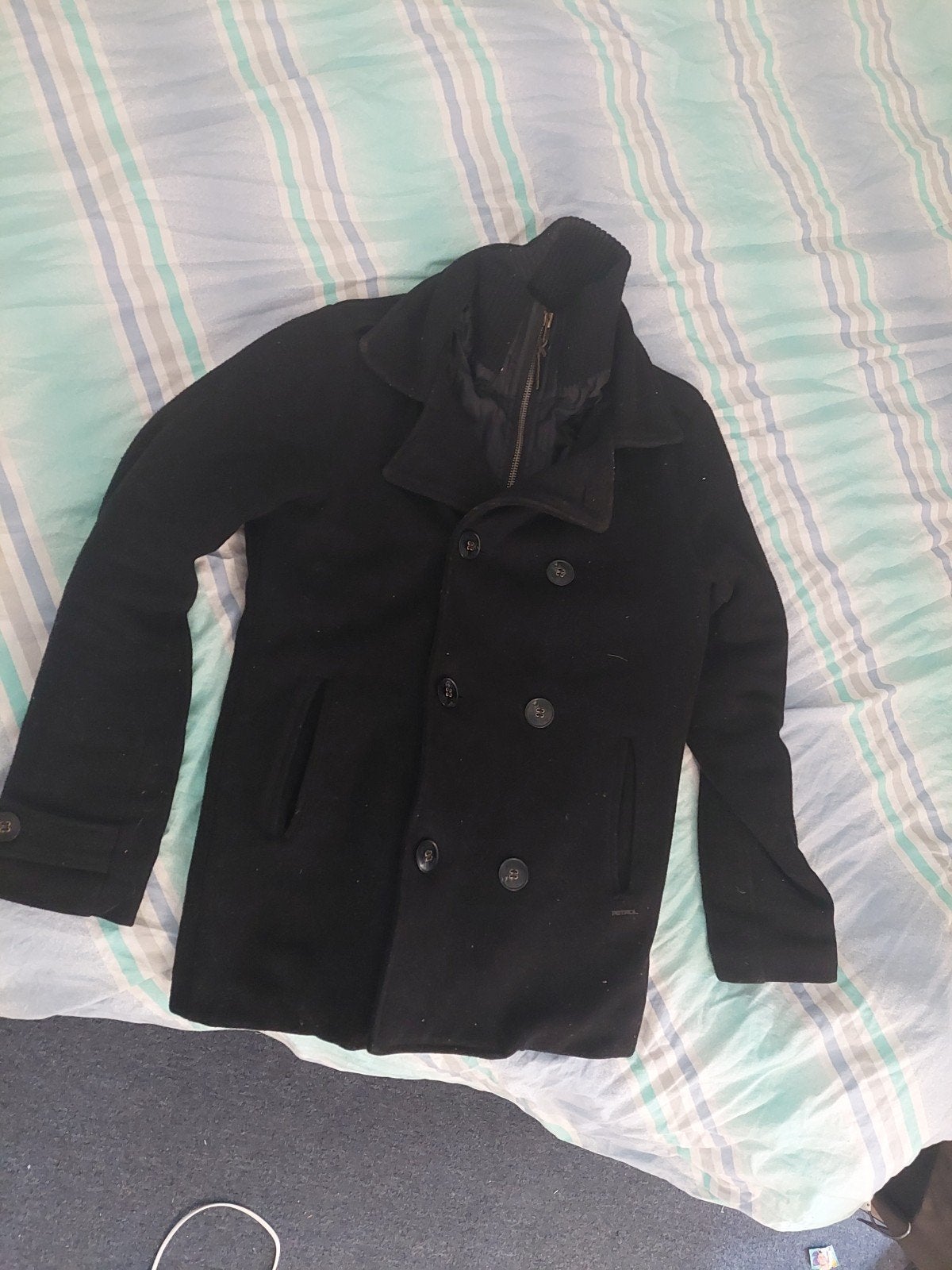 Petrol Industries Mantel/winterjas Zwart Maat M, Kleding | Heren, Jassen | Winter, Petrol Industries, Maat 48/50 (M), Zwart, Ophalen of Verzenden