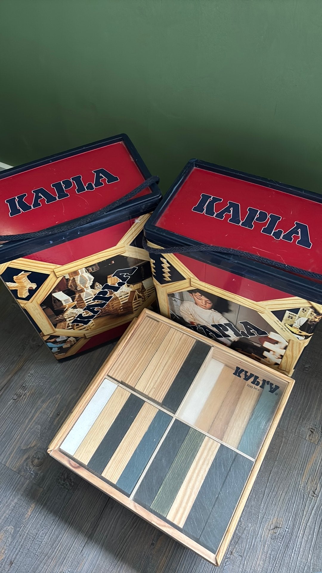 Kapla bouwstenen - Set met opbergdoos, Kinderen en Baby's, Ophalen, Gebruikt, Overige merken