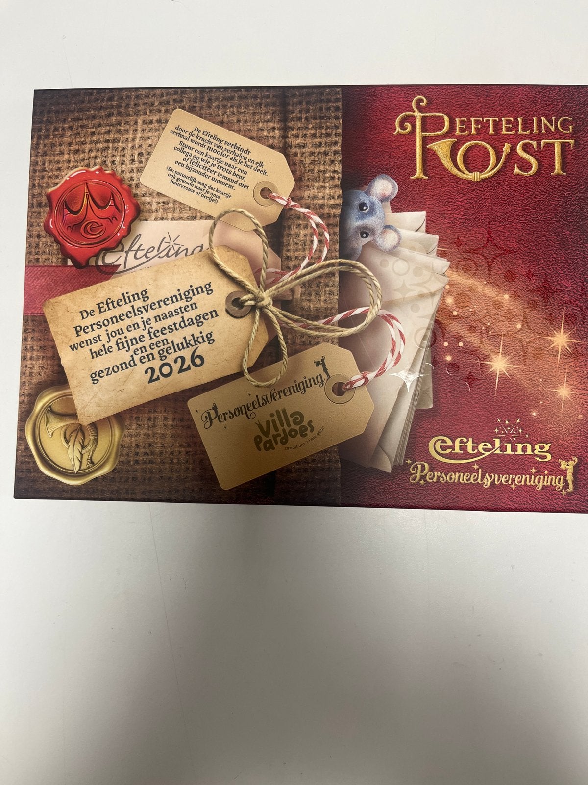 Efteling Personeelsvereniging Kaartenset 2026, Ophalen, Nieuw, Nvt, Nvt