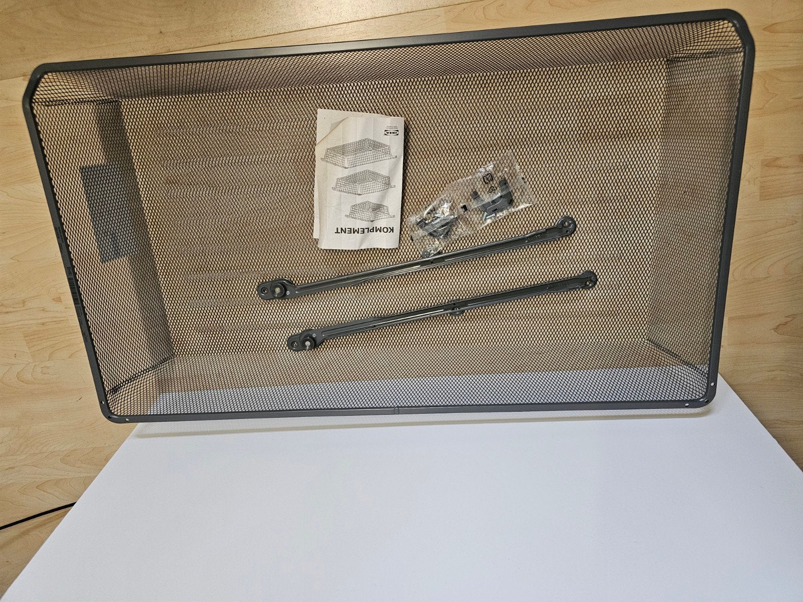 Fijndraadmand - IKEA KOMPLEMENT lade, Huis en Inrichting, Ophalen, Nieuw, Grijs, Metaal