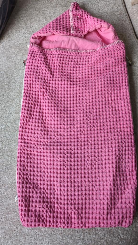 Koeka voetenzak roze voor buggy of kinderwagen, Ophalen of Verzenden, Gebruikt