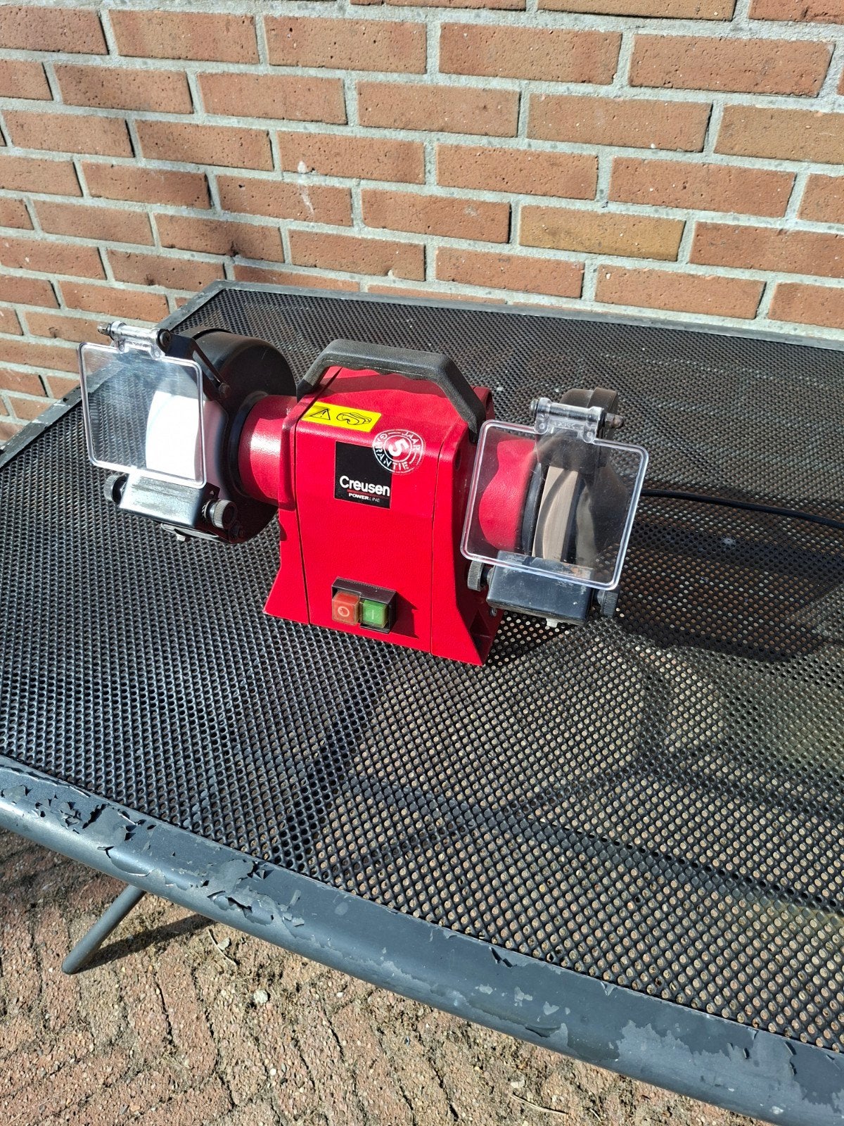 Creusen Werkbankslijpmachine - Type DS 7150 TS, Ophalen, Gebruikt, Minder dan 700 watt, Werkbankslijpmachine
