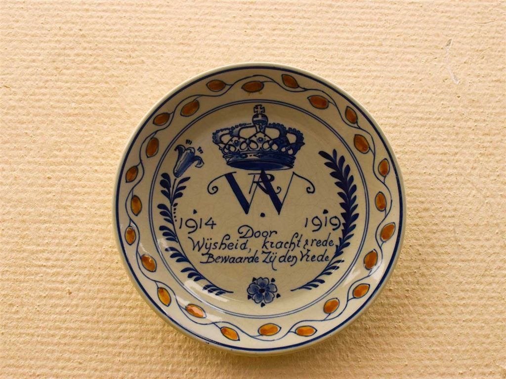 Porseleinen wandbord 51652, Ophalen of Verzenden, Gebruikt