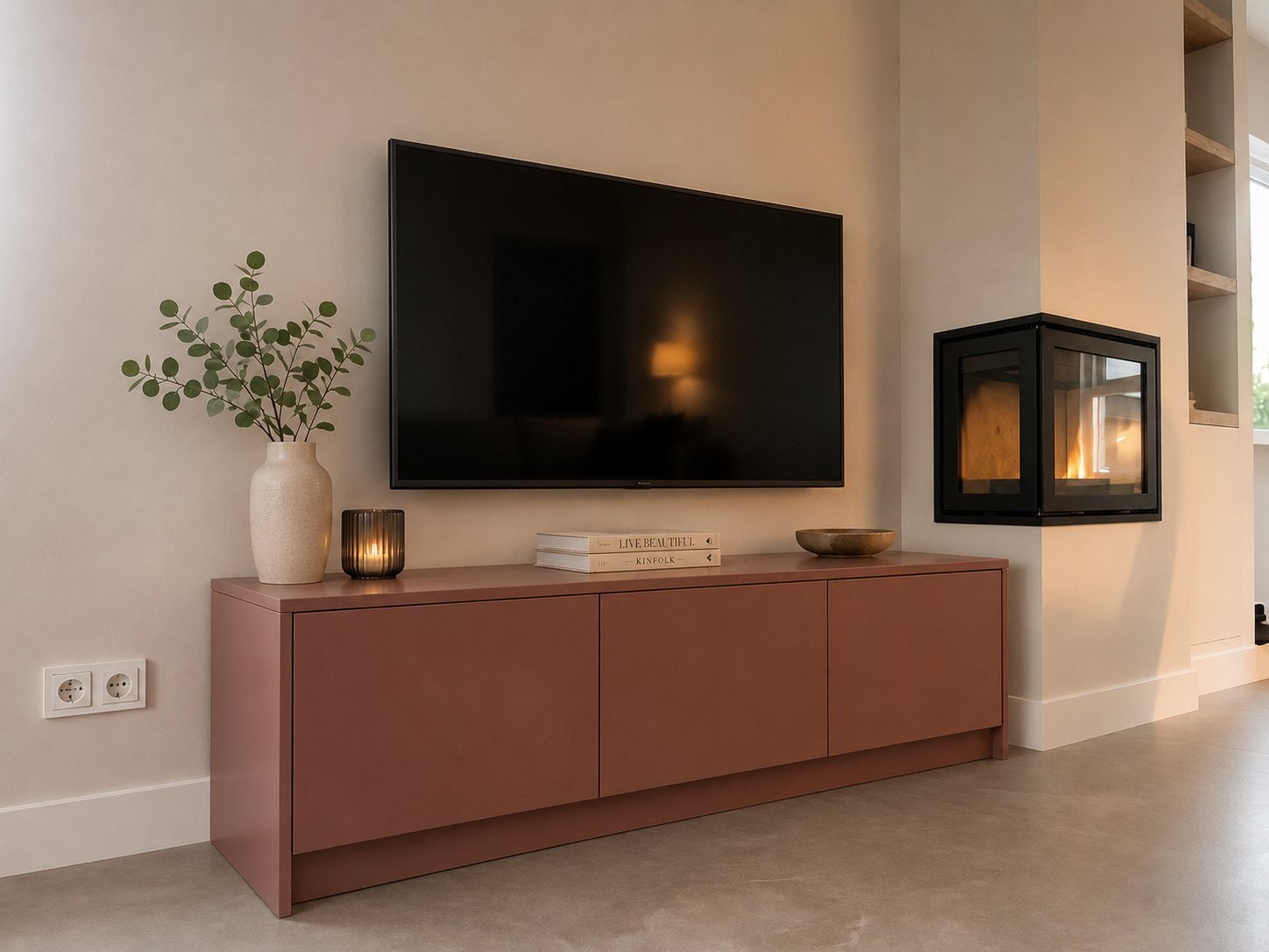 Maatwerk TV-meubel met lades *op kleur leverbaar*, Ophalen, 150 tot 200 cm, Nieuw, Minder dan 100 cm