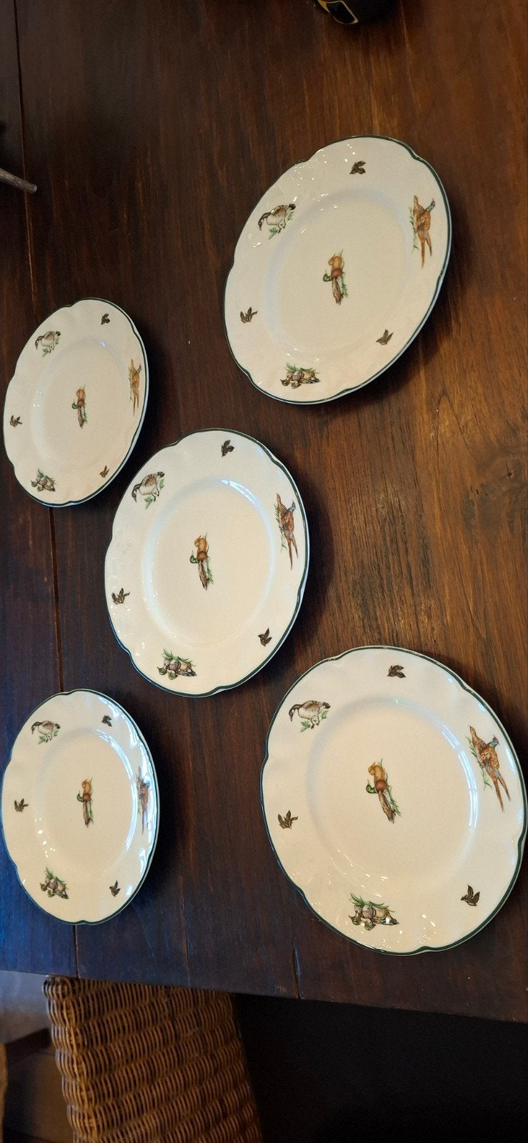 Johnson Bros "Game Birds" jacht  servies - 5 borden, Ophalen of Verzenden