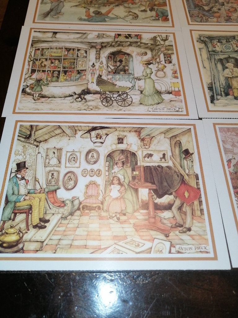 Anton Pieck kaartjes,27st, Antiek en Kunst, Ophalen of Verzenden