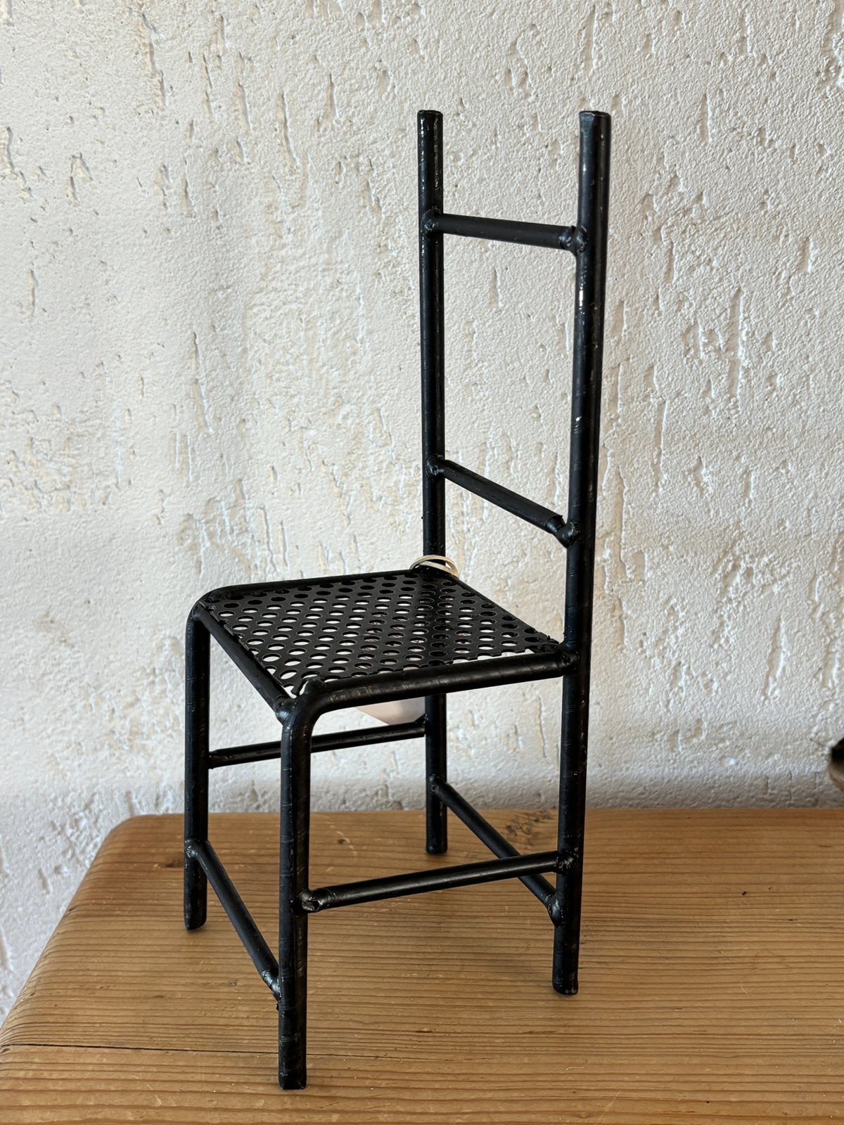 Mini decoratie stoeltje, Zwart, Overige thema's, Overige typen, Nieuw