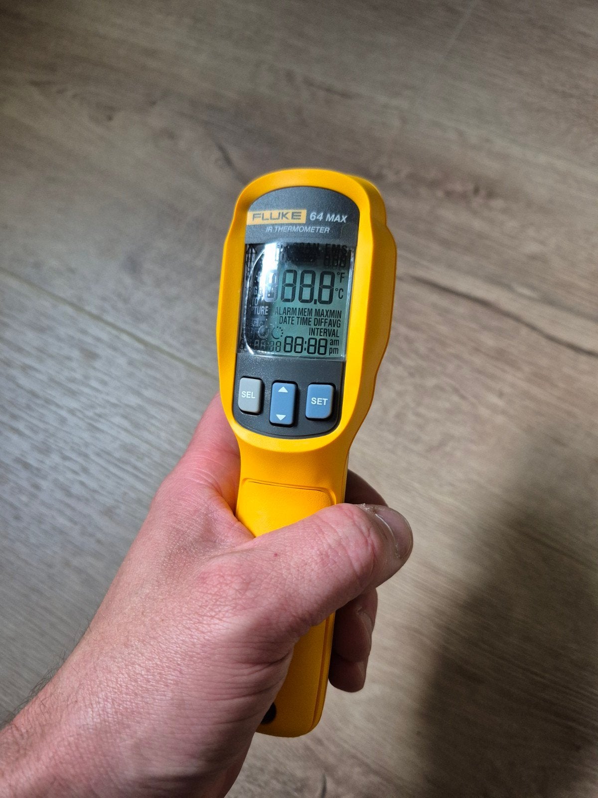 Nieuwe Fluke 64 Max Infrarood Thermometer, Doe-het-zelf en Verbouw, Meetapparatuur, Ophalen of Verzenden, Nieuw, Temperatuur