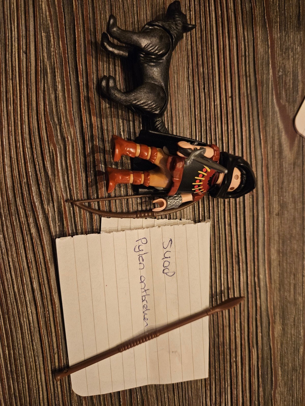 5408 playmobil krijger met wolf, Ophalen