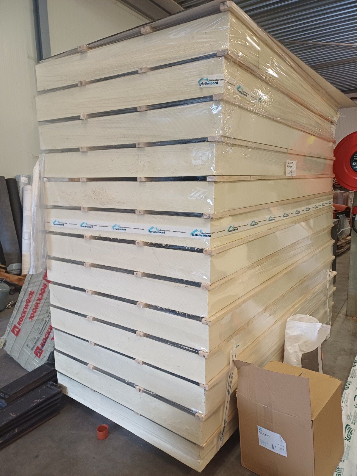 Nieuwe PIR renovatieplaten 1200x2400x140mm, Doe-het-zelf en Verbouw, Isolatie en Afdichting, Ophalen, Dakisolatie, 12 cm of meer