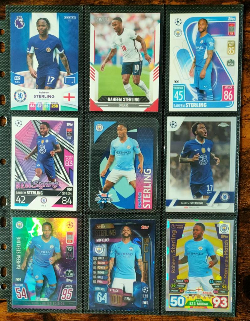 Sterling Feyenoord Topps.. Chelsea...Man.City...Engeland, Ophalen of Verzenden, Zo goed als nieuw, Feyenoord, Poster, Plaatje of Sticker