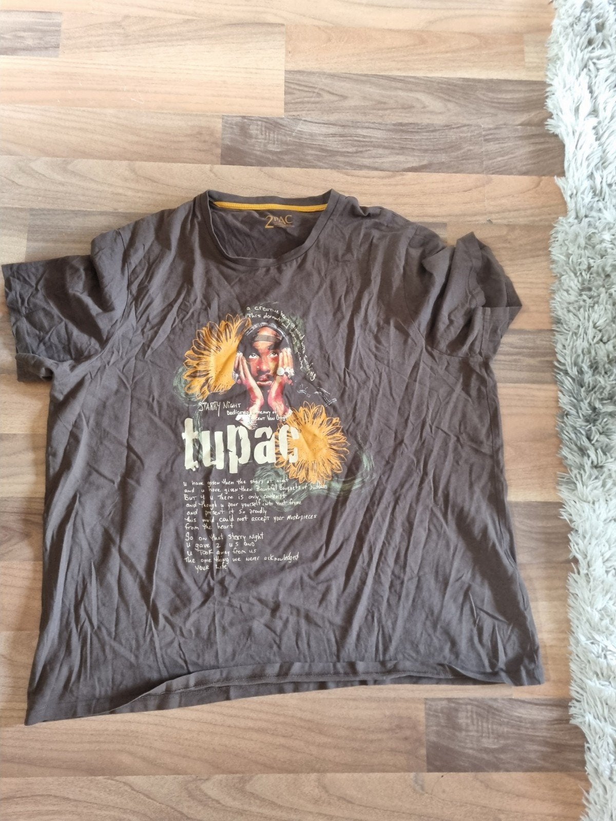 Tupac shirt 3xl 
3xl
kijk ook bij mijn andere advertenties t, Ophalen of Verzenden, Zo goed als nieuw, Overige maten, Blauw