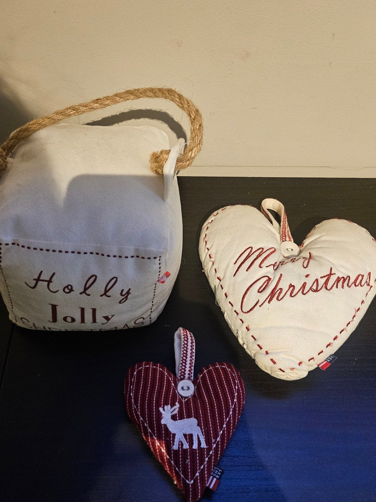 2 kerst hart van merk lang en deurstopper, Diversen, Ophalen of Verzenden, Zo goed als nieuw
