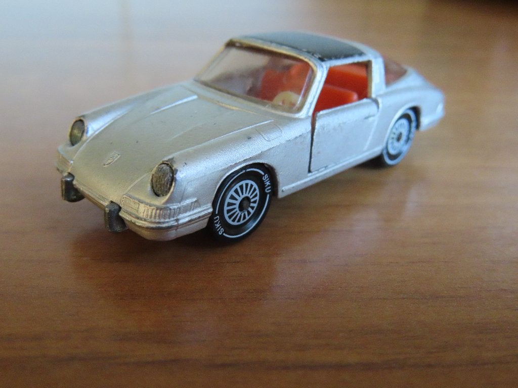 Schaalmodel Porsche 911 Targa 1:66 Siku V234, mooie staat!, Ophalen of Verzenden, Gebruikt, Auto