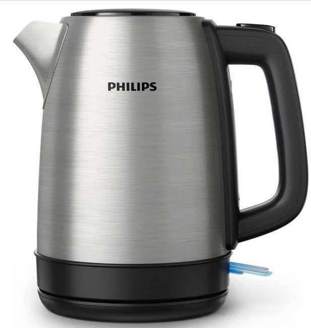 Philips Waterkoker philips HD9350 - RVS, Draadloos, 1 tot 2 liter, Ophalen, Gebruikt, Draadloos