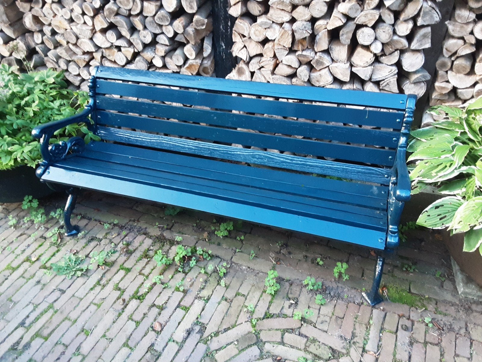gietijzeren tuinbank, Ophalen, Metaal, Overige typen