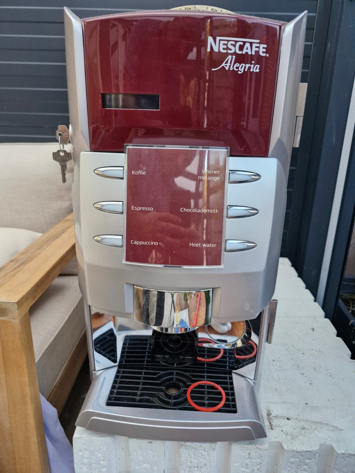 Nescafé Alegria Koffiemachine - Diverse Dranken, Witgoed en Apparatuur, Koffiezetapparaten, Ophalen, Gebruikt, Overige typen, 10 kopjes of meer