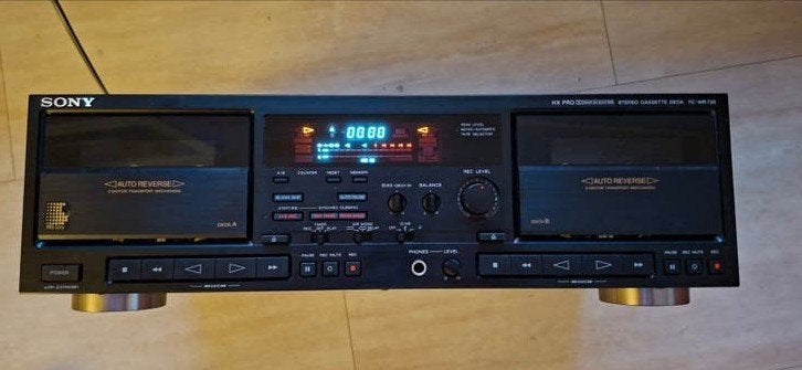Sony TC-WR720 Stereo Cassettedeck - Dubbel Auto Reverse, Audio, Tv en Foto, Cassettedecks, Ophalen of Verzenden, Dubbel, Sony