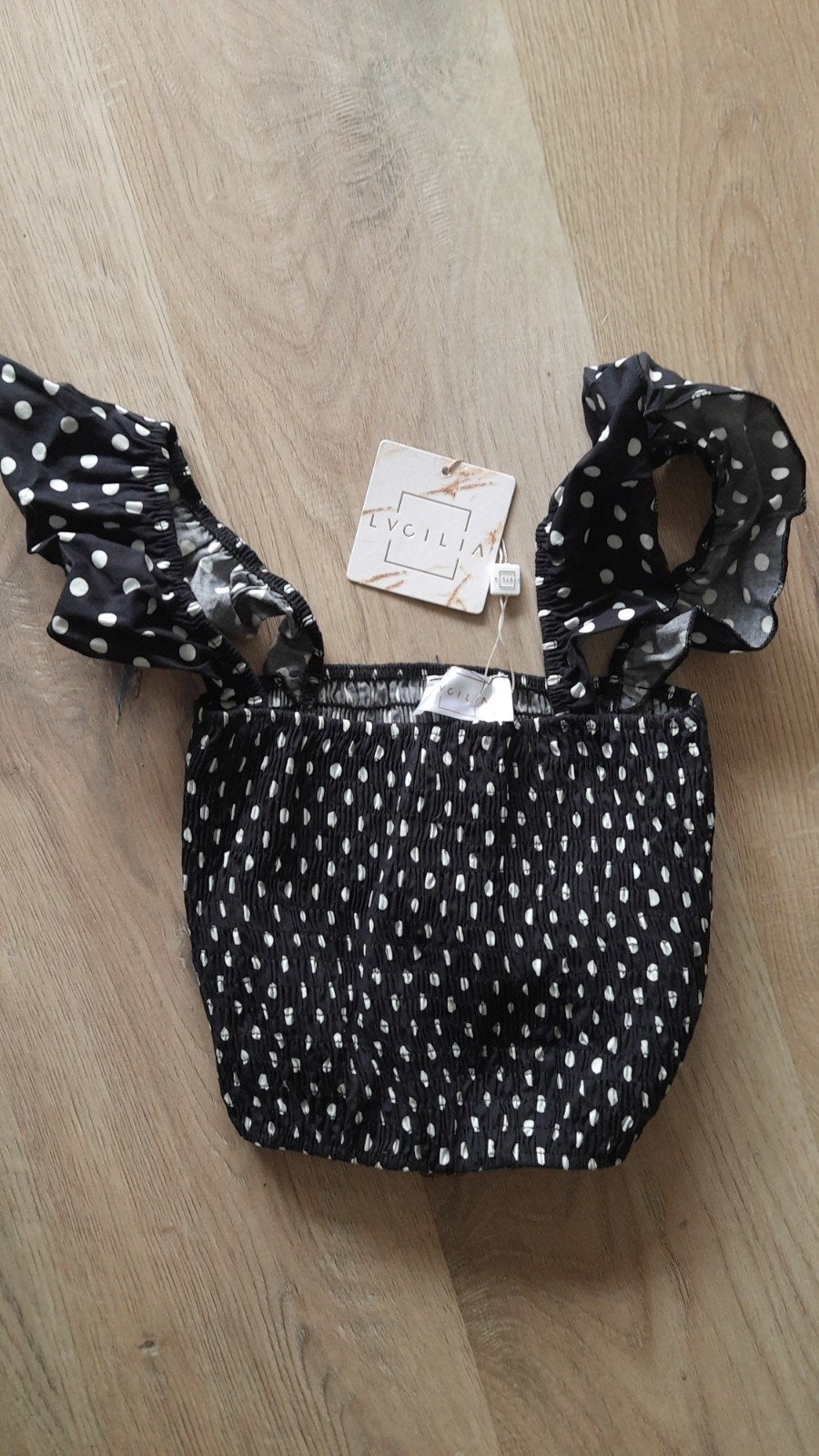 Nieuwe zwarte crop top Lvcilia maat S/M, Kleding | Dames, Tops, Zwart, Nieuw, Ophalen of Verzenden, LVCILIA